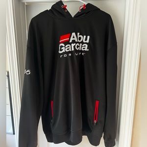 Abu Garcia FOR LIFE Man's Hoodie Black Size XL